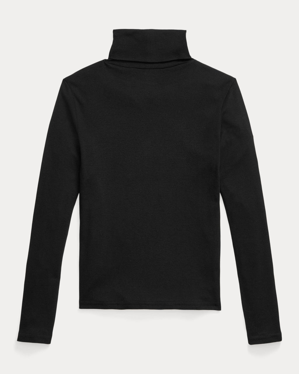 Ralph Lauren Girls Ribbed Cotton-Blend Turtleneck