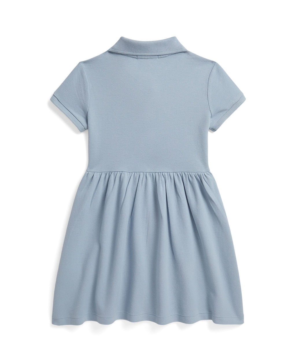 Ralph Lauren Mini Girls Stretch Mess Blue Dress_ 312934961500