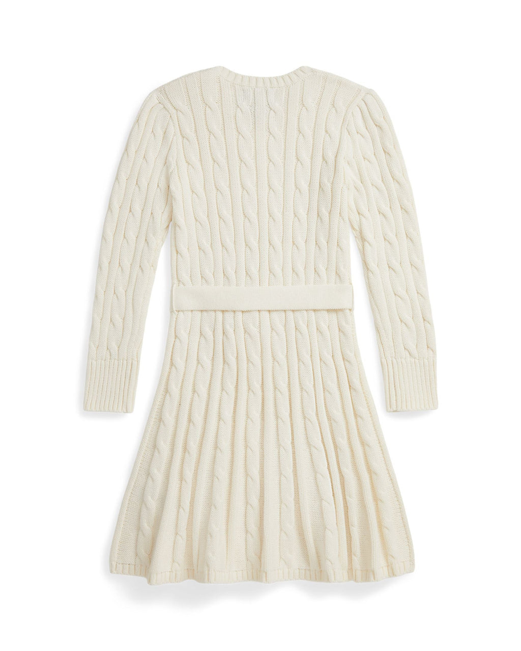 Ralph Lauren Mini Girls Cable-Knit Cotton Sweater Dress