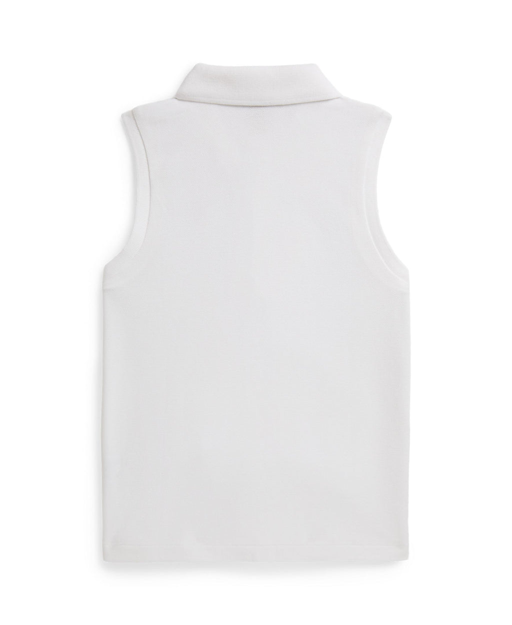 Ralph Lauren Girls Stretch Mesh Sleeveless Polo Shirt