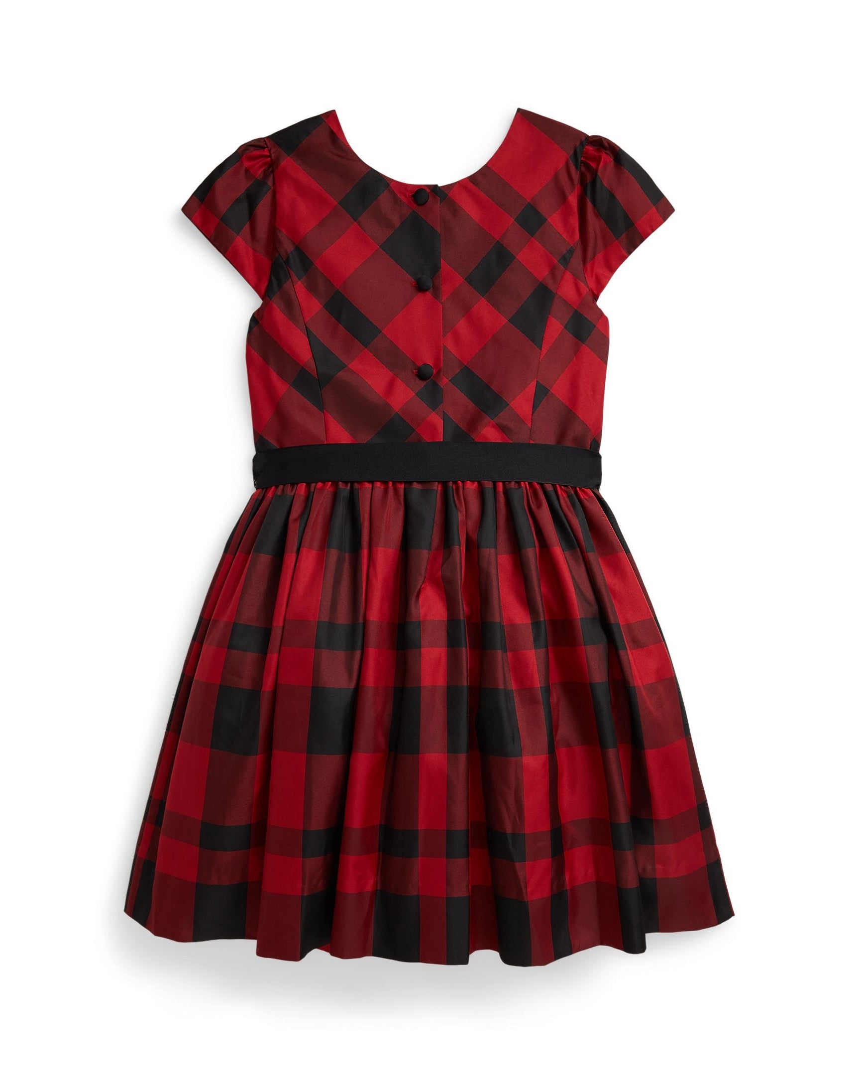 Ralph Lauren Mini Girls Plaid Taffeta Dress