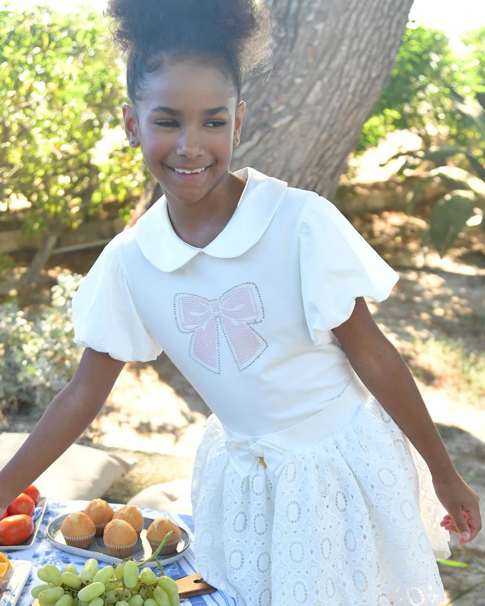 Angel Face Girls Mallory Bow Top _ SS25MALLORY - NorthGirls