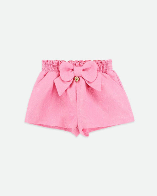 Angel Face Girls Ruthie Bow Jacquard Shorts_ SS25RUTHIE - NorthGirls