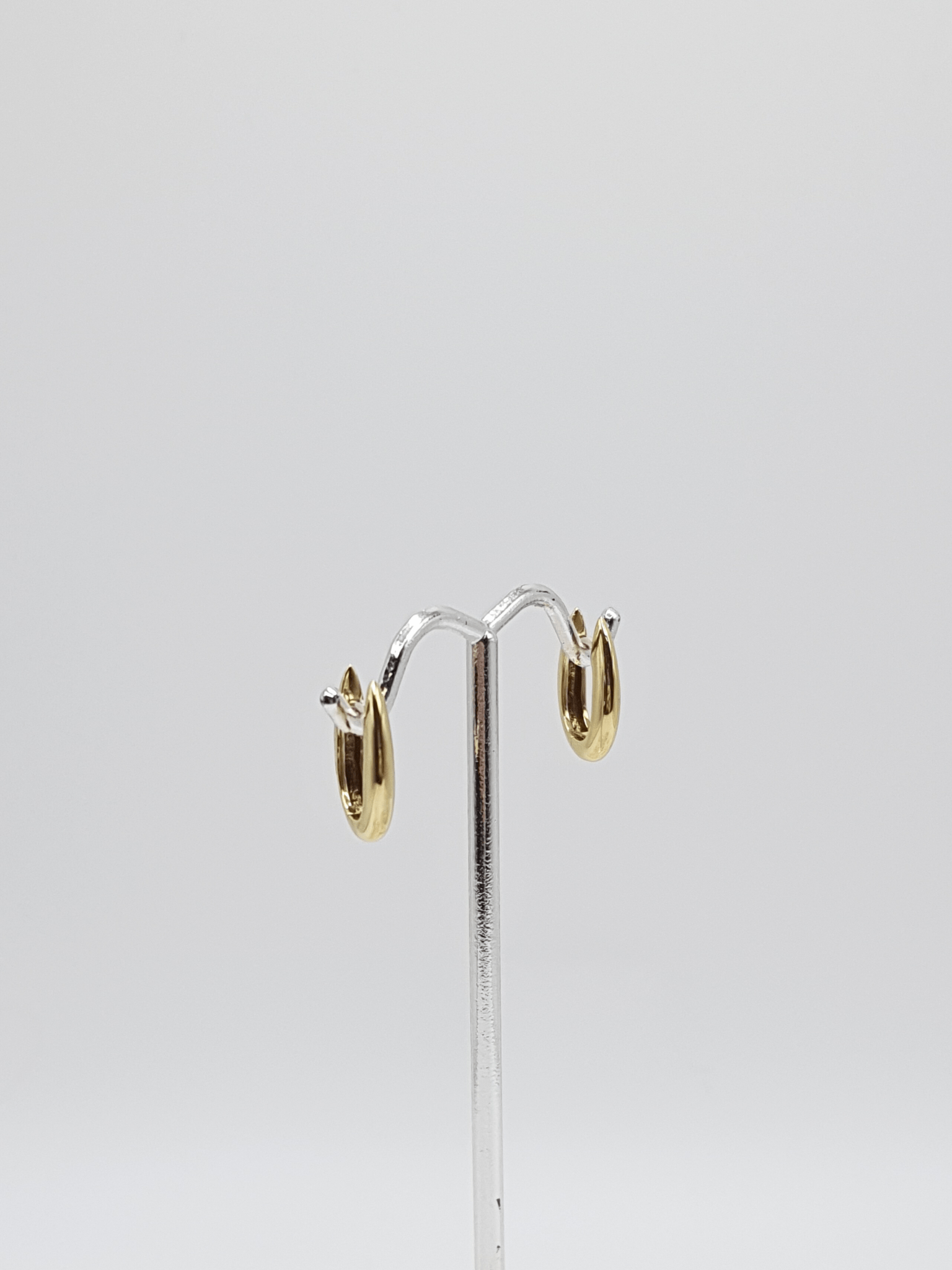 Bambu Gold Peaked Hoop Earrings _E22223 - 2612 - NorthGirls