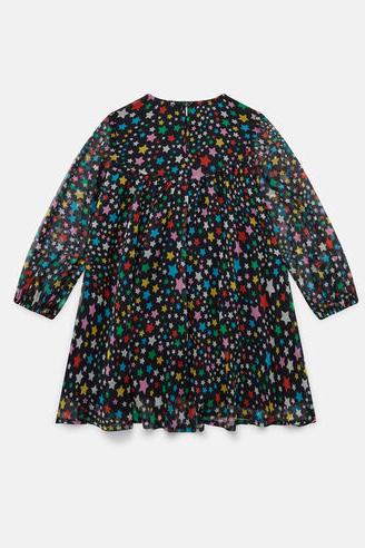 Swirling Multicolor Stars Dress