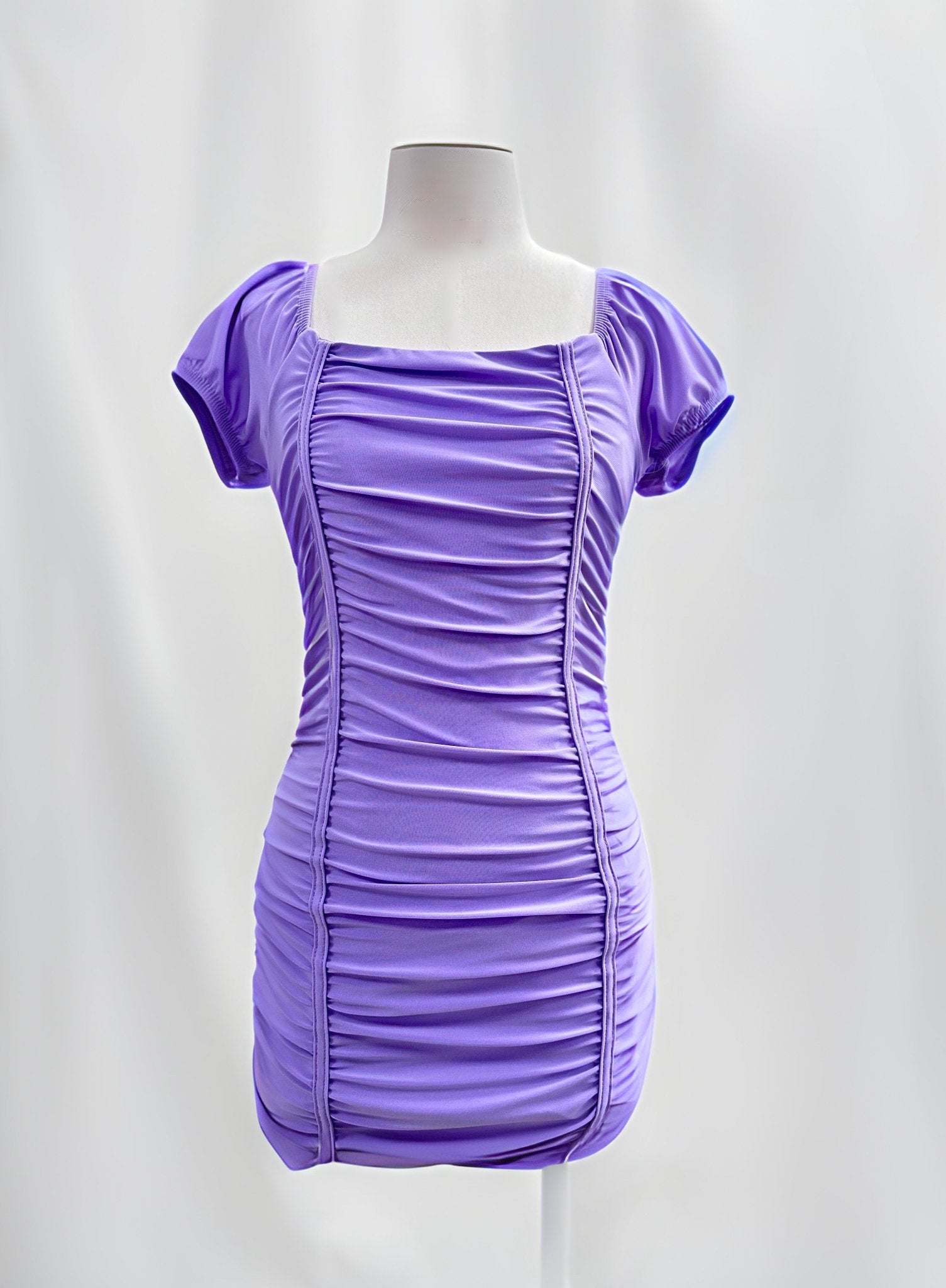 Cheryl Kids Amelia Ruched Body & Cap Sleeve Party Dresses - NorthGirls