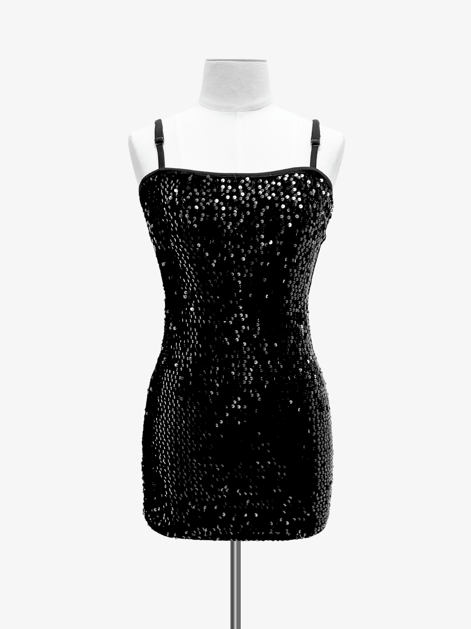 Cheryl Kids Sequin Spaghetti Strap Fitted Dresses - NorthGirls