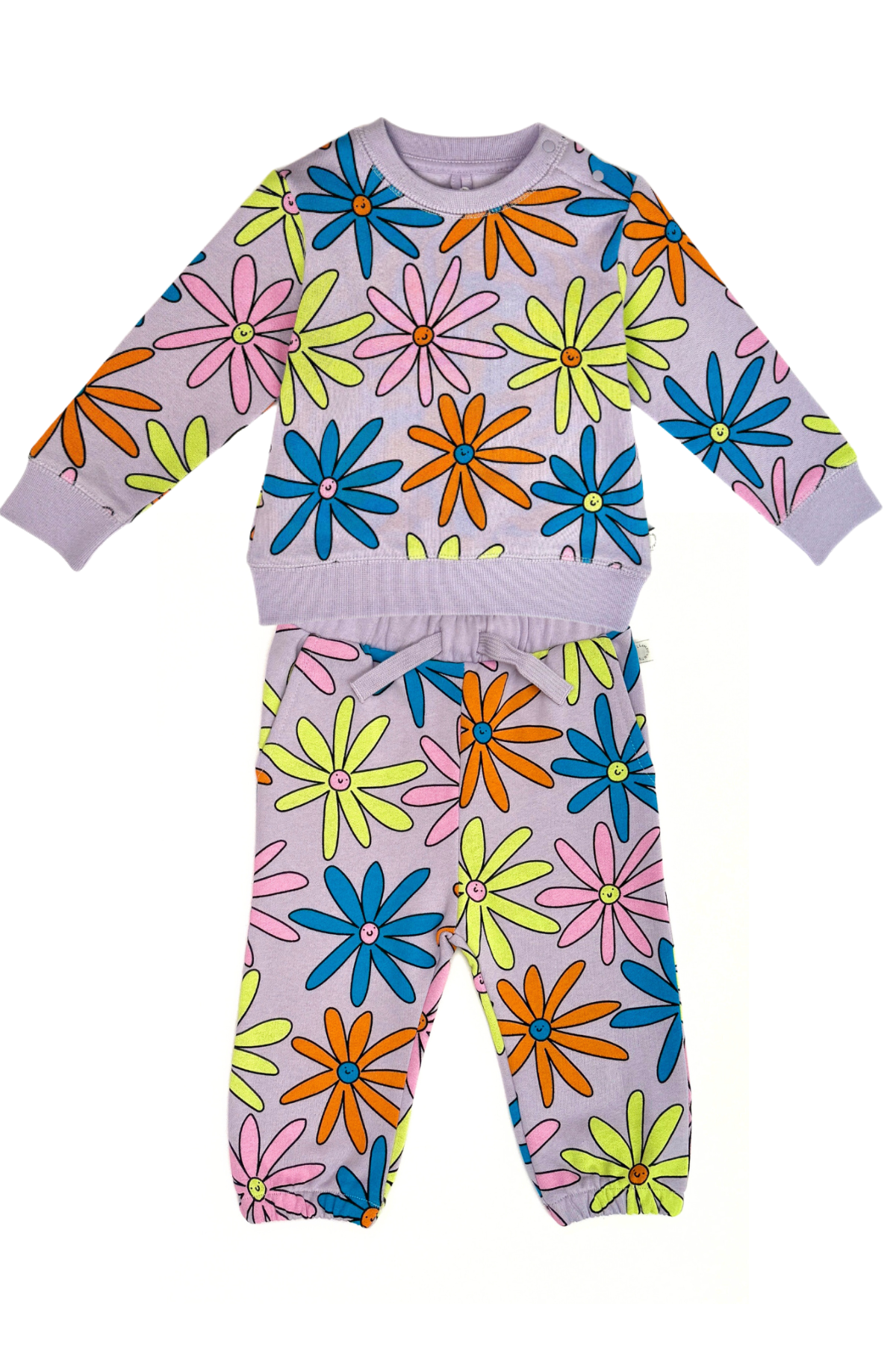 Baby Girl Lazy Daisy Loungewear Set