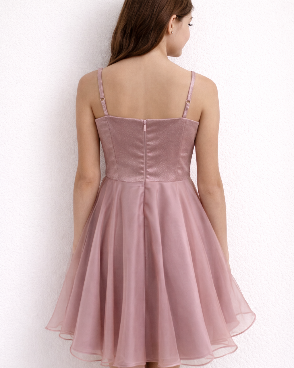 dear daisy JODI Satin & Organza Dress