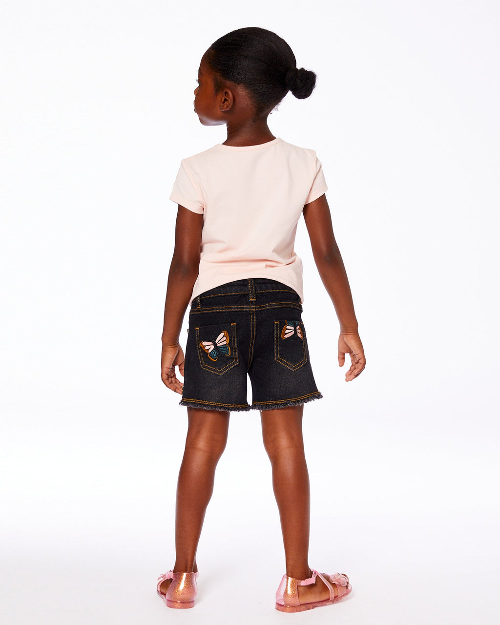 Deux Par Deux Girls Jean Shorts_ G30L26 - NorthGirls