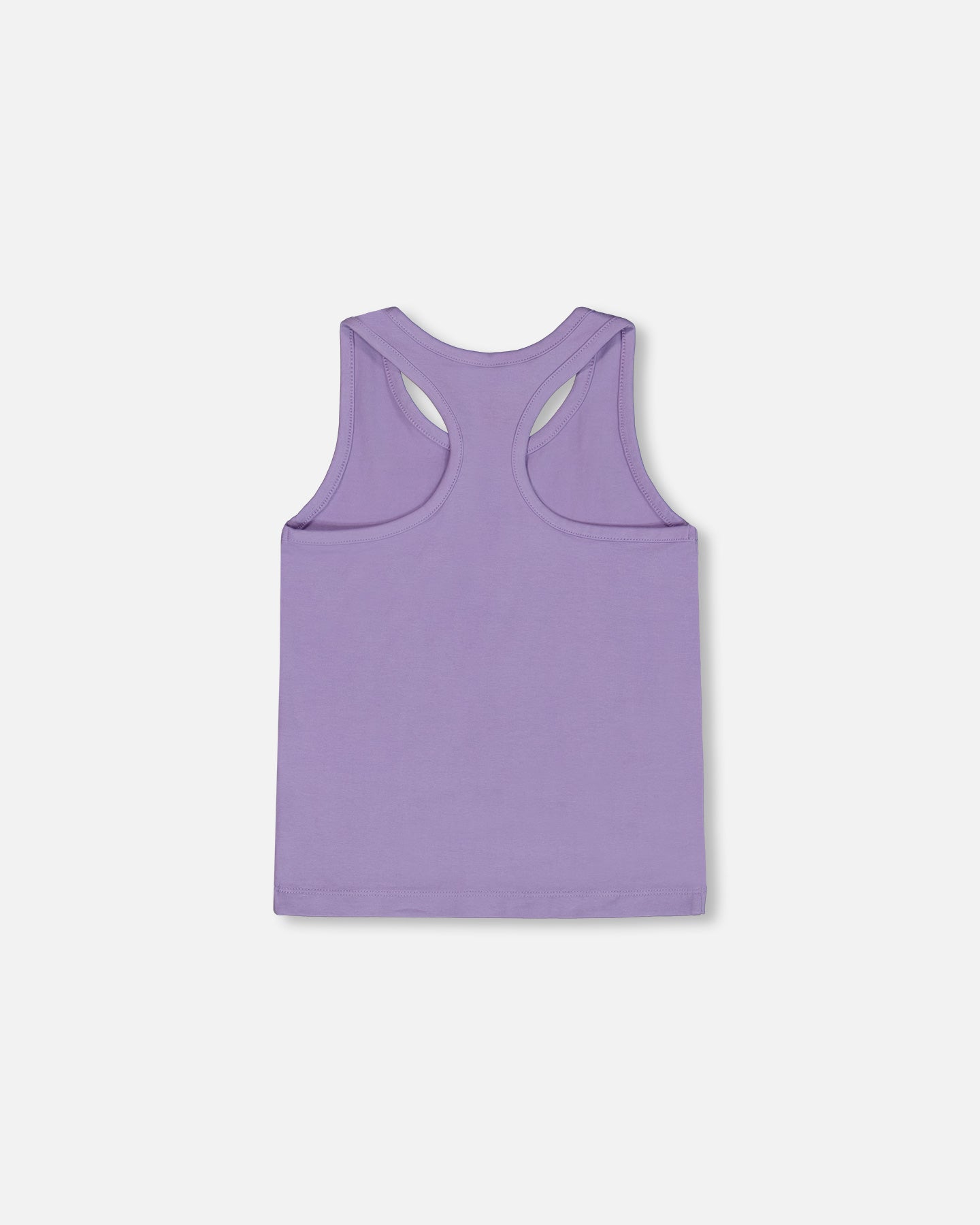Deux Par Deux Girls Printed Organic Jersey Tank Top_ G30H73 - NorthGirls