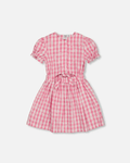 Deux Par Deux Girls Vichy Dress_ G30J90 - NorthGirls