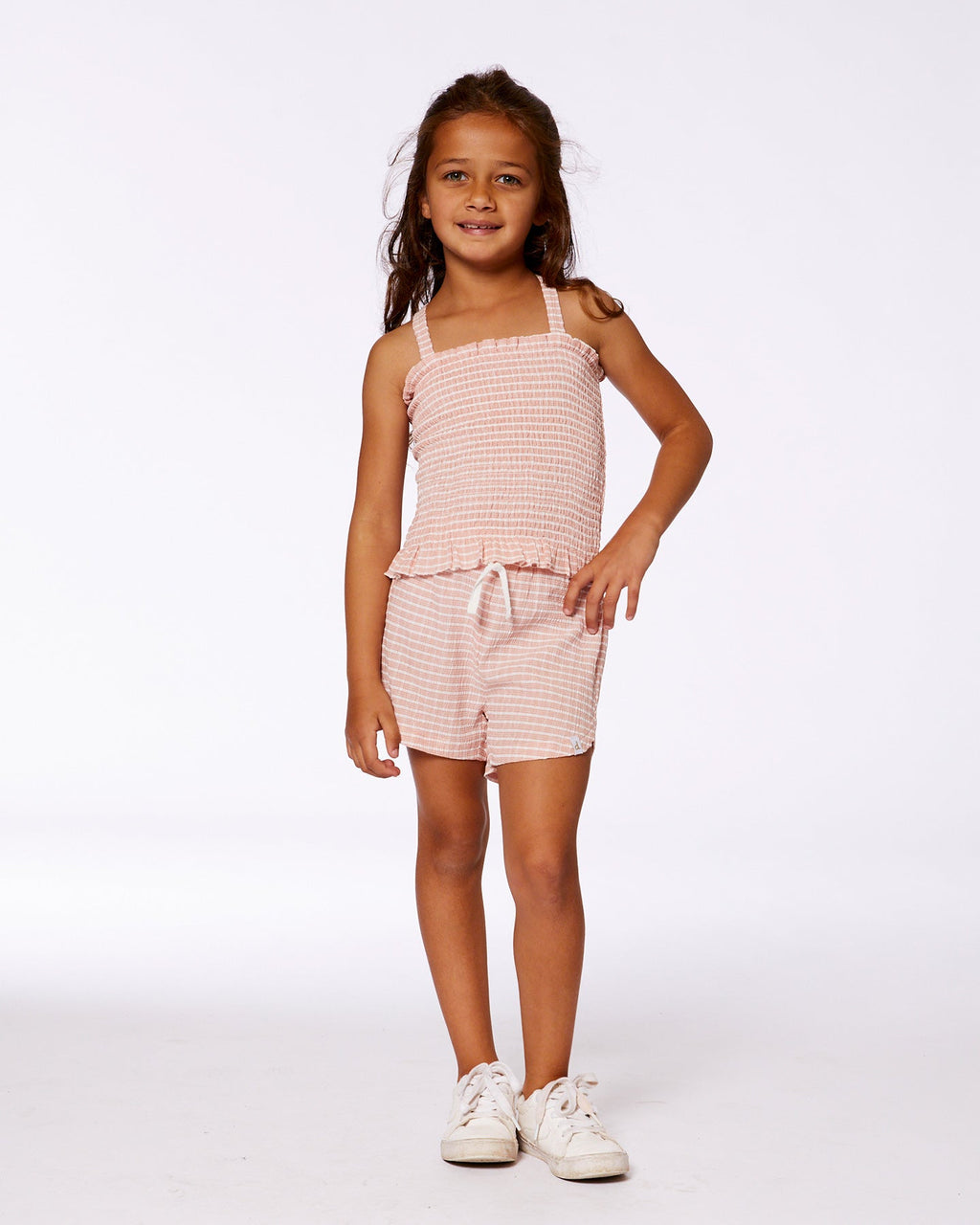 Deux Par Deux Girls Vichy Set_ G30YG73 - NorthGirls