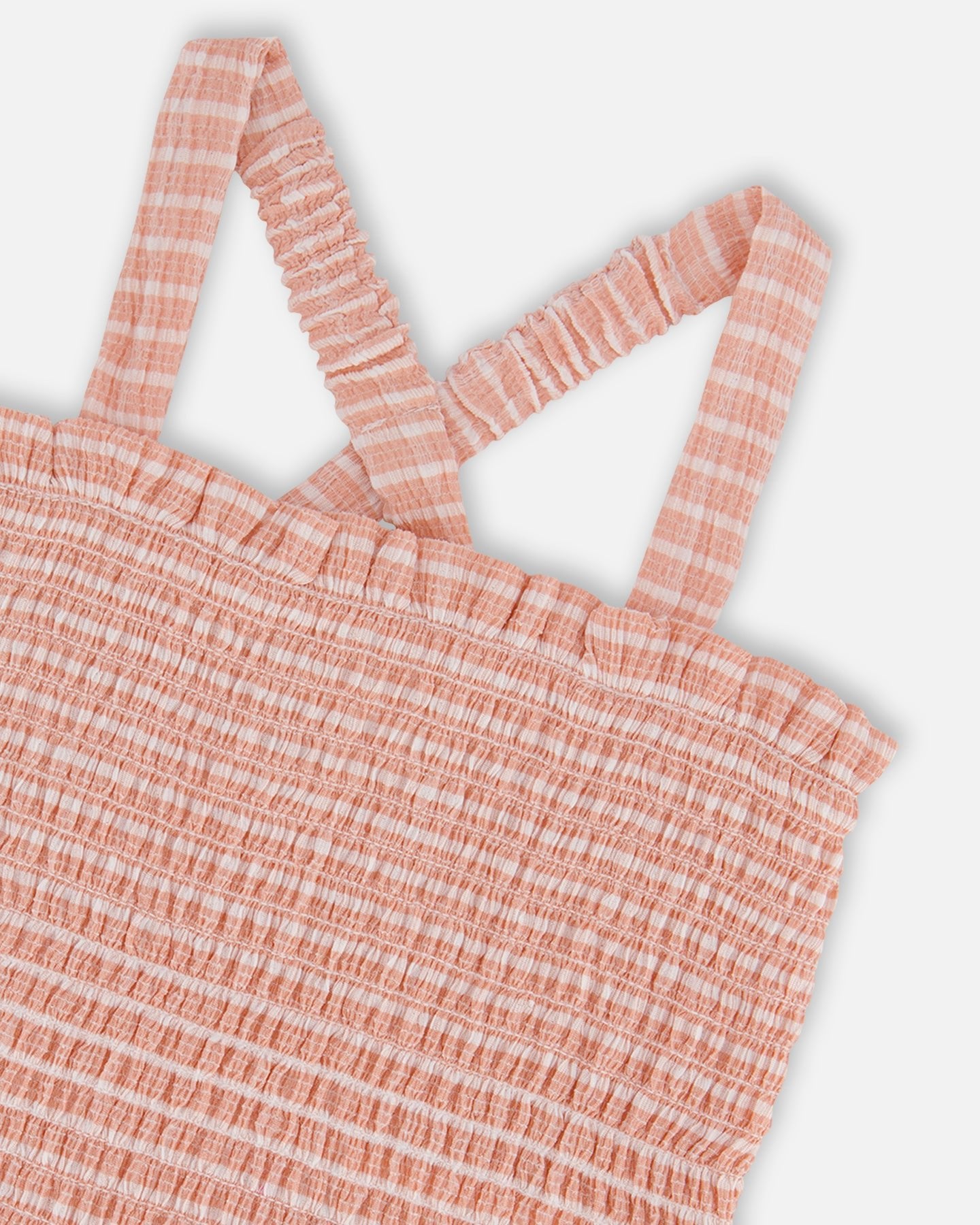 Deux Par Deux Girls Vichy Set_ G30YG73 - NorthGirls