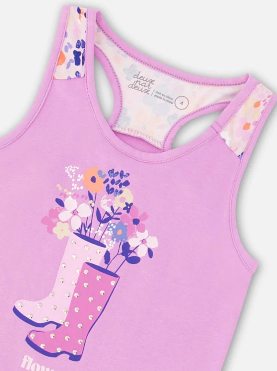 Deux Par Deux Lavender Organic Cotton Tank Top_ F30I71 - 515 - NorthGirls