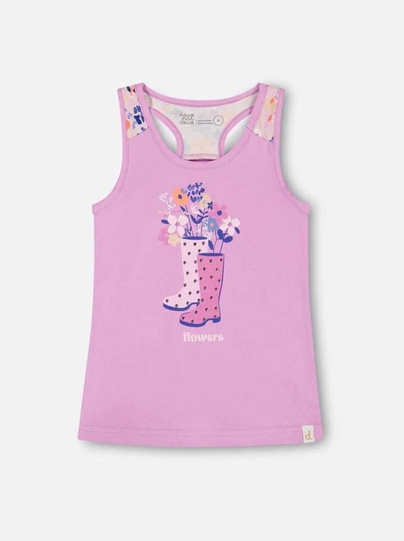 Deux Par Deux Lavender Organic Cotton Tank Top_ F30I71 - 515 - NorthGirls