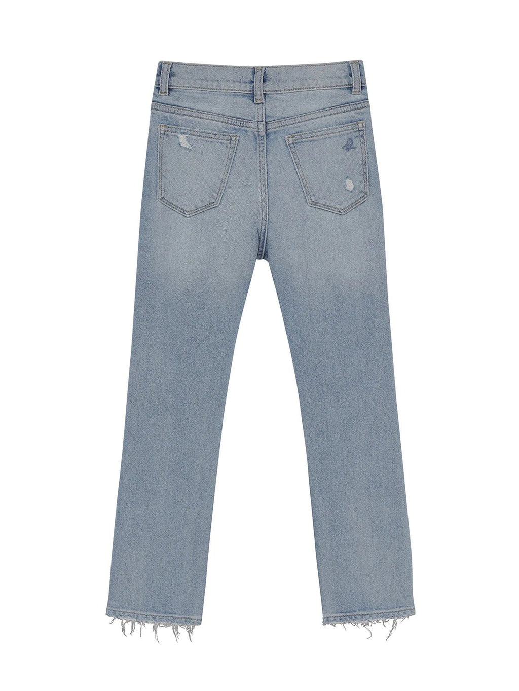 DL1961 Emie Straight Ice Distressed Blue Jeans _26451 - NorthGirls