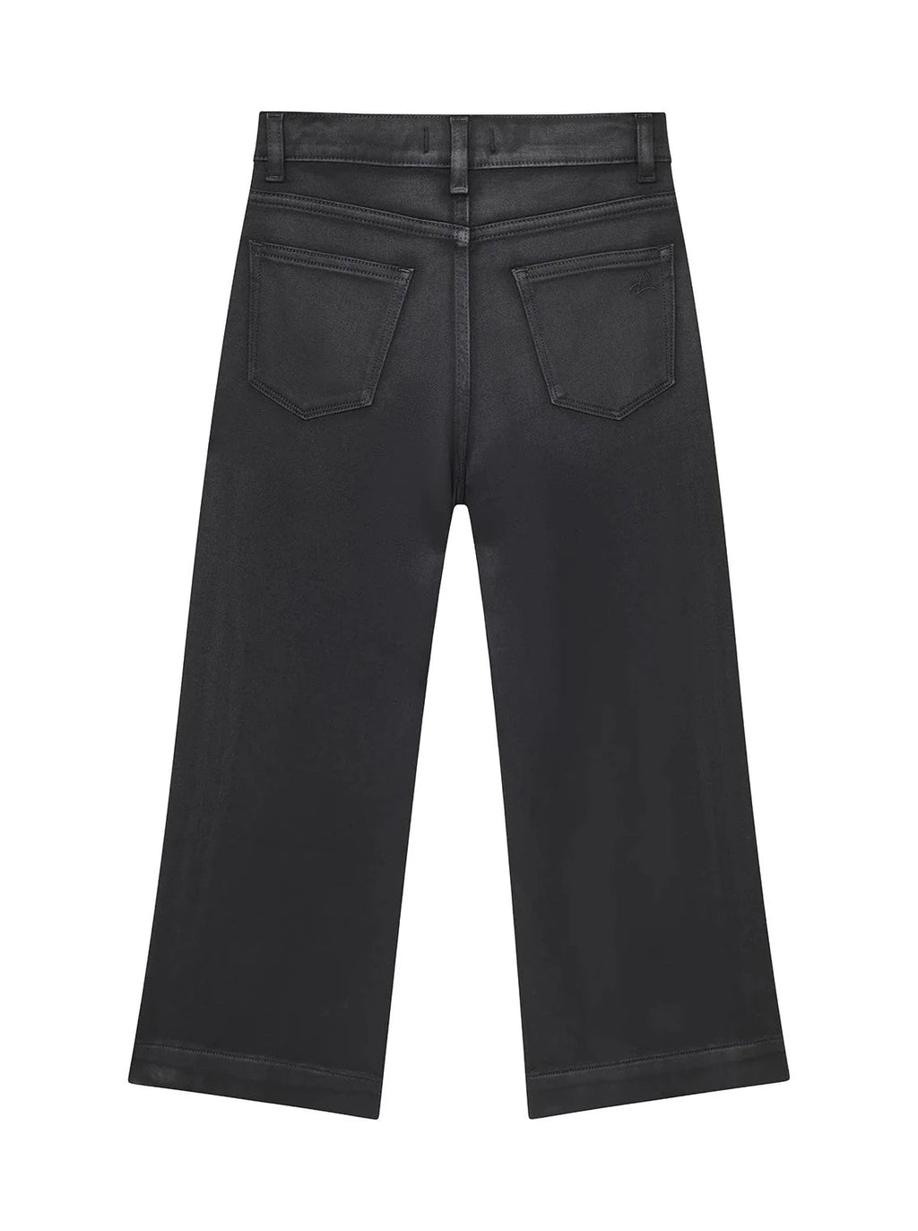 DL1961 Lily Wide Leg Black Coated Jeans _26460 - NorthGirls