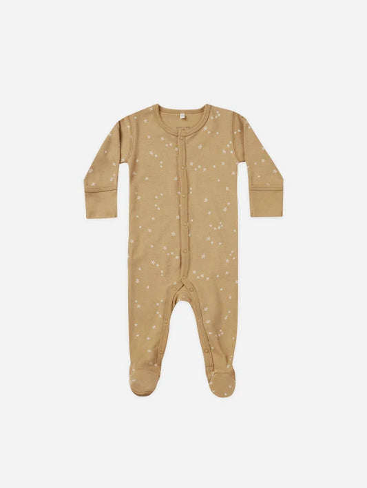 Quincy Mae Baby Full Snap Stars Footie_ QM006GNAS-1087