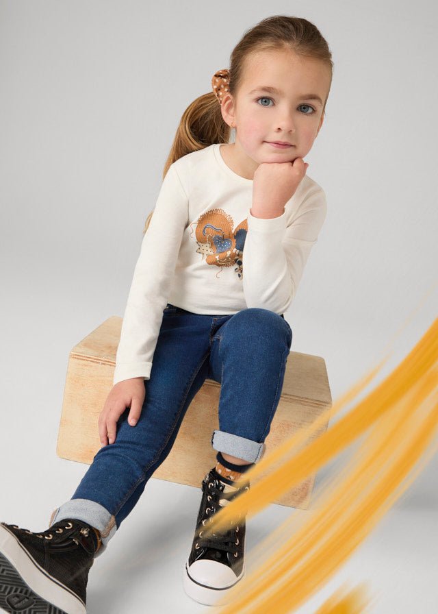 Girls Basic Stretch Denim Pants - NorthGirls