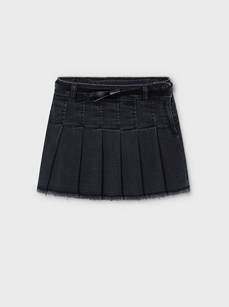 Mayoral Girls Denim Skirt With Belt – NorthGirls