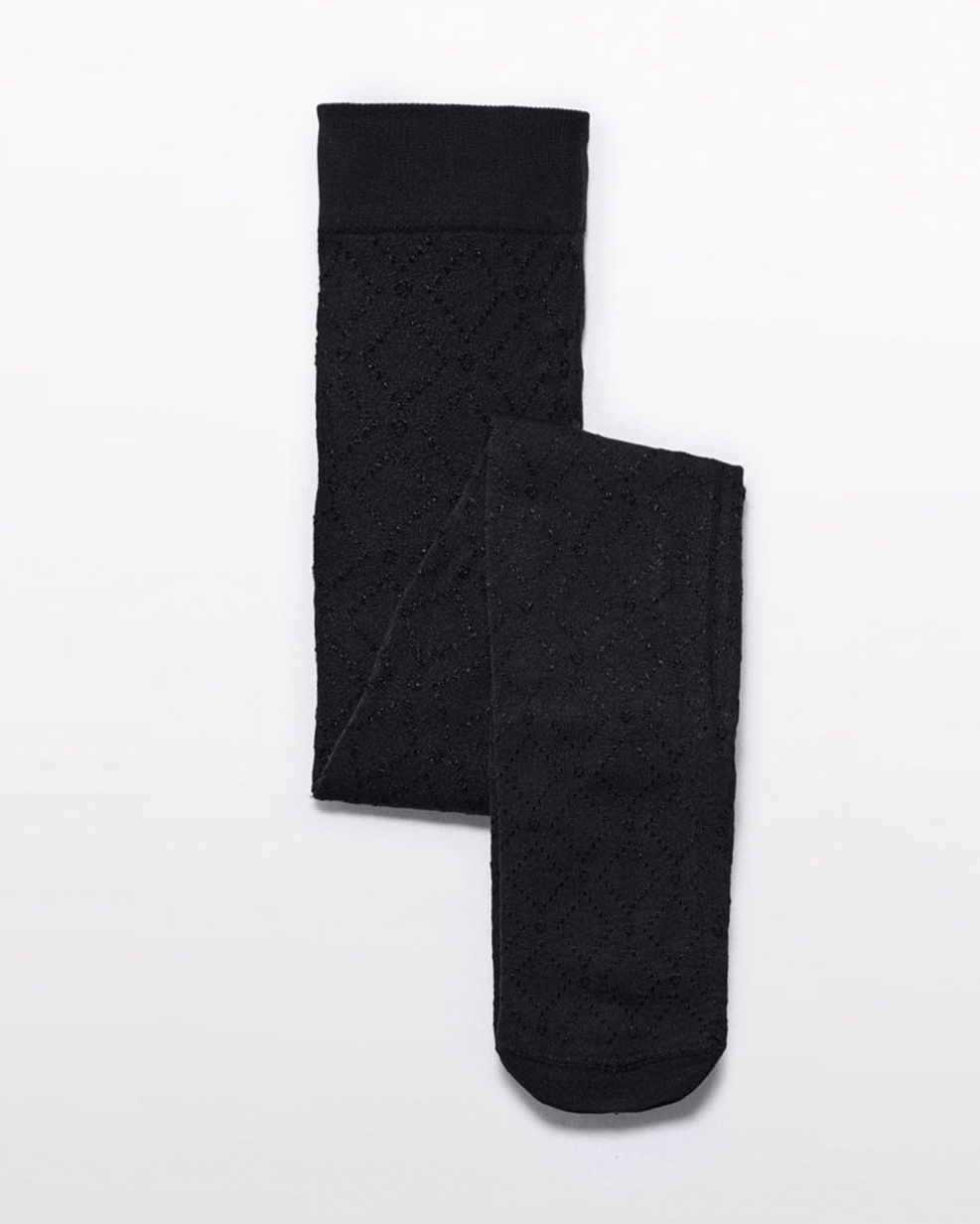 Girls Hearts in Diamond Pattern Tights - NorthGirls