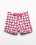 Girls Houndstooth Shorts - NorthGirls