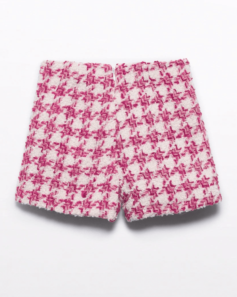 Girls Houndstooth Shorts - NorthGirls