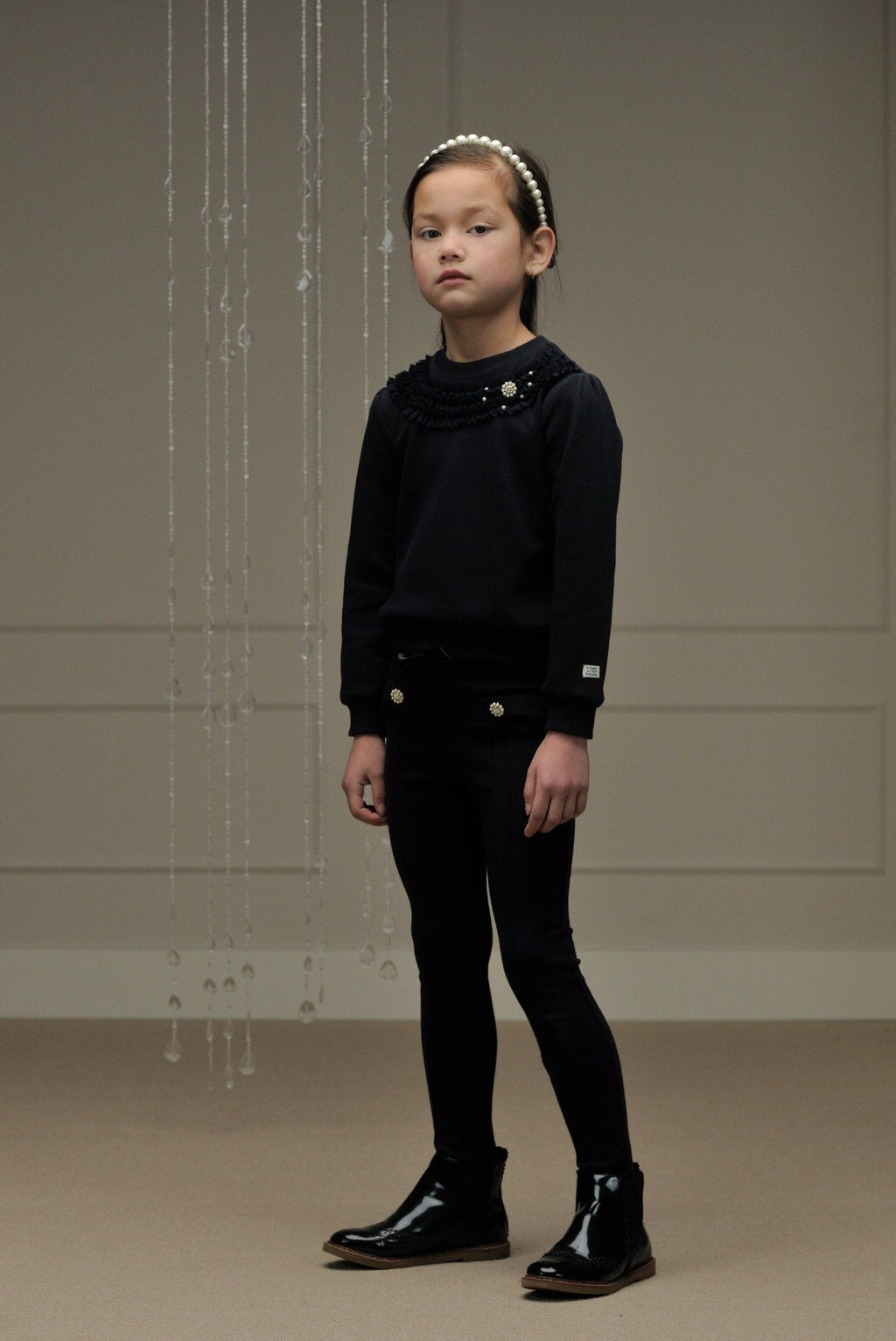 Girls Jersey Knit Trousers - NorthGirls