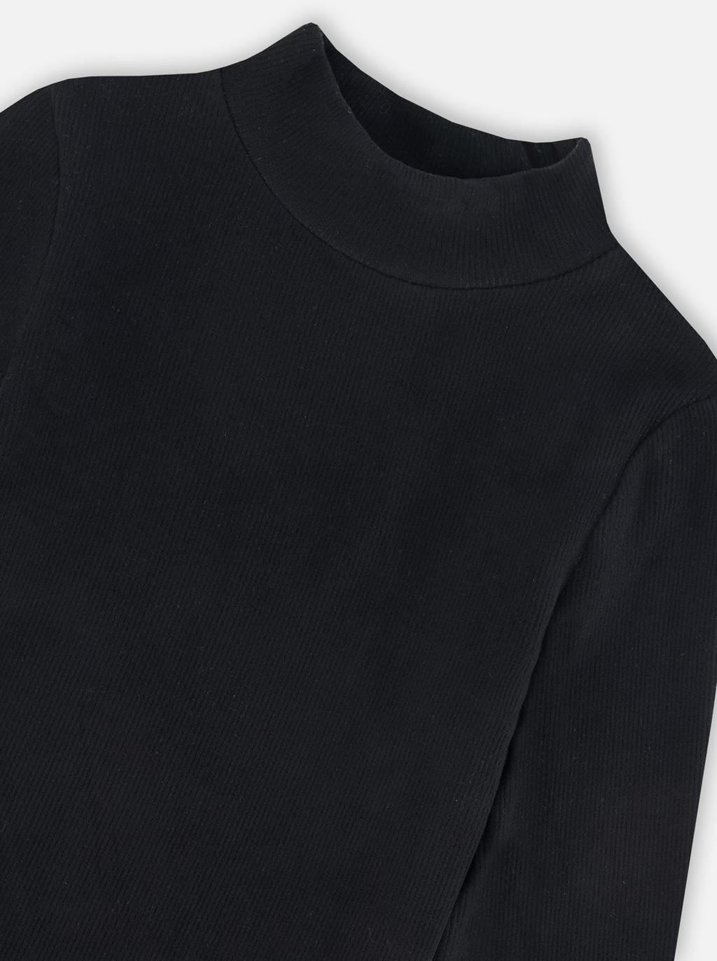 Girls Long Sleeve Brushed Rib Mockneck Top - NorthGirls