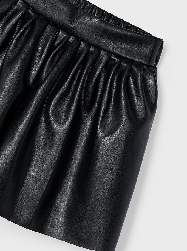 Girls Pleather Mini Skort - NorthGirls