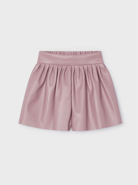 Girls Pleather Mini Skort - NorthGirls