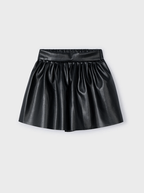 Girls Pleather Mini Skort - NorthGirls