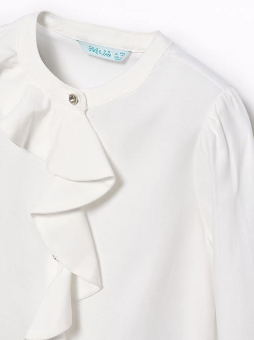 Girls Ruffled Long Sleeve Blouse - NorthGirls