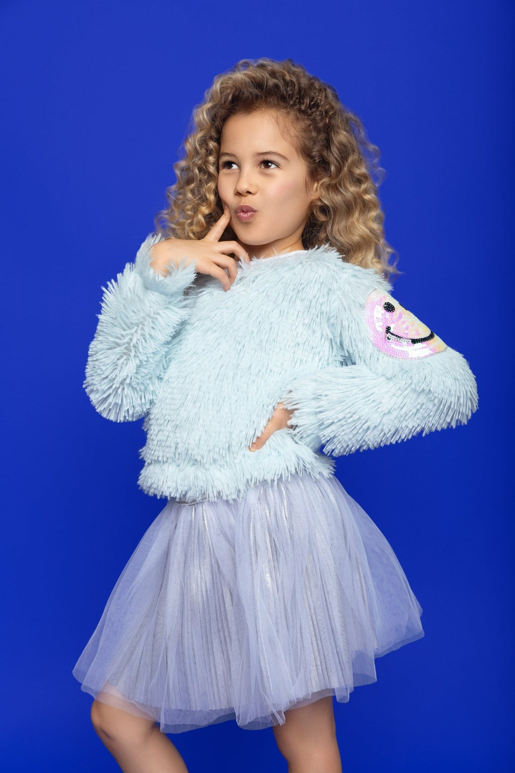 Girls Silver Fairytale Tulle Skirt - NorthGirls