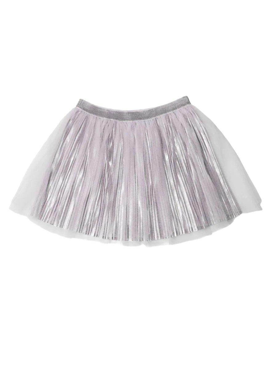 Girls Silver Fairytale Tulle Skirt - NorthGirls