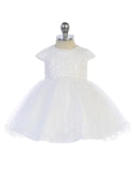 JLBaby Short Sleeve Sequin & Tulle Dress - NorthGirls