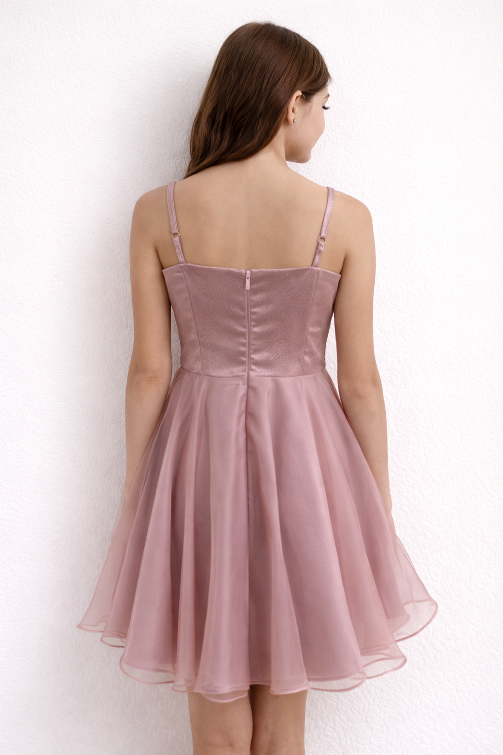 dear daisy JODI Satin & Organza Dress