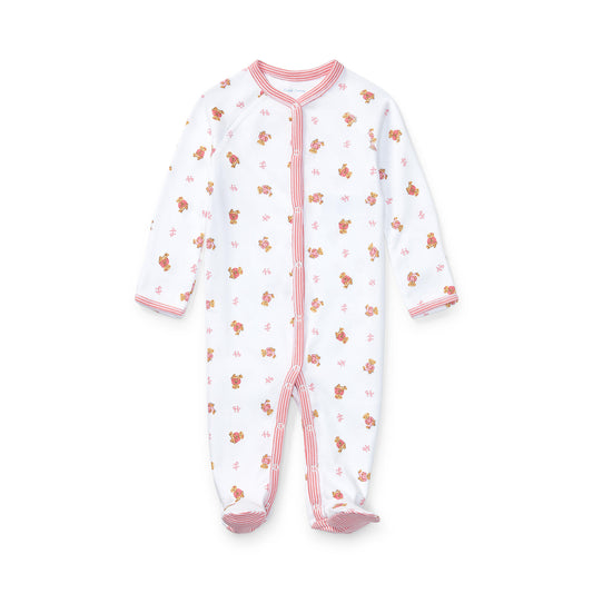 Ralph Lauren Baby Girls Polo Bear Cotton Coverall