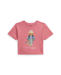 Ralph Lauren Mini Girls Jersey Knit Pink T-Shirt_ 312A11804001
