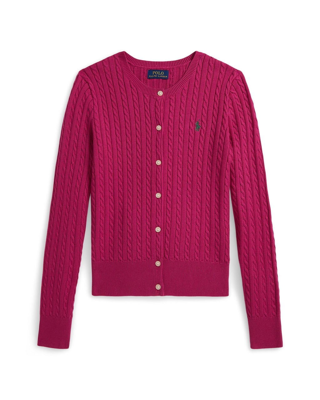 Ralph Lauren Girls Cable Cotton Cardigan