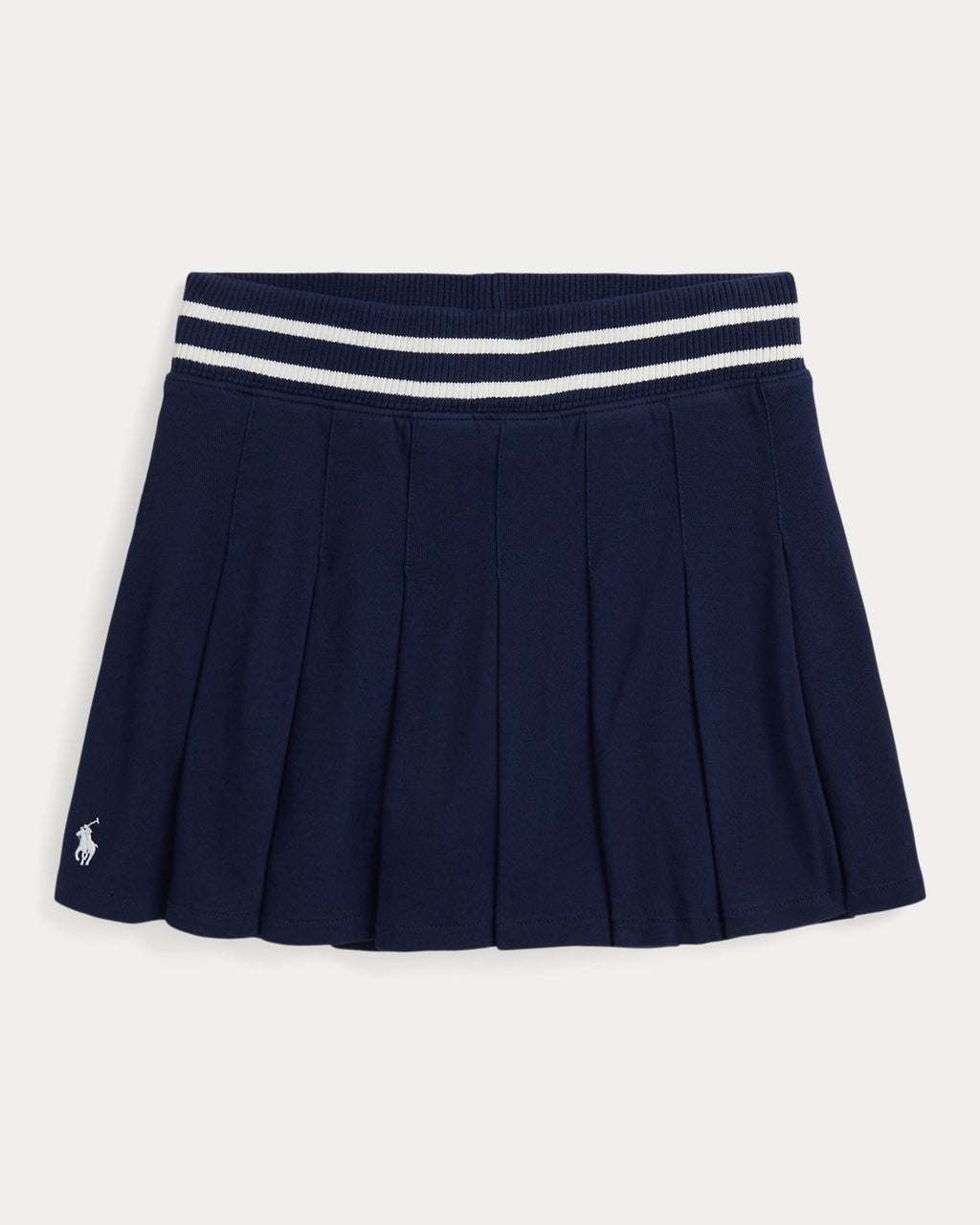 Ralph Lauren Girls Pleated Cotton Jersey Skort