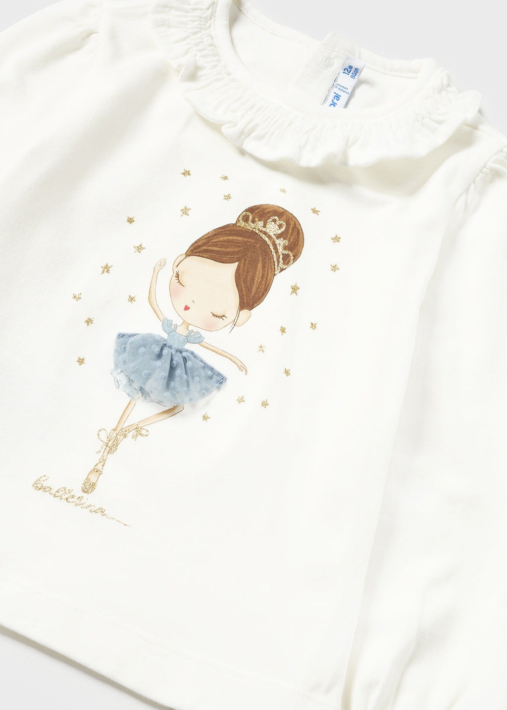 Mayoral Baby Blouse & Blue Tulle Skirt Set - NorthGirls