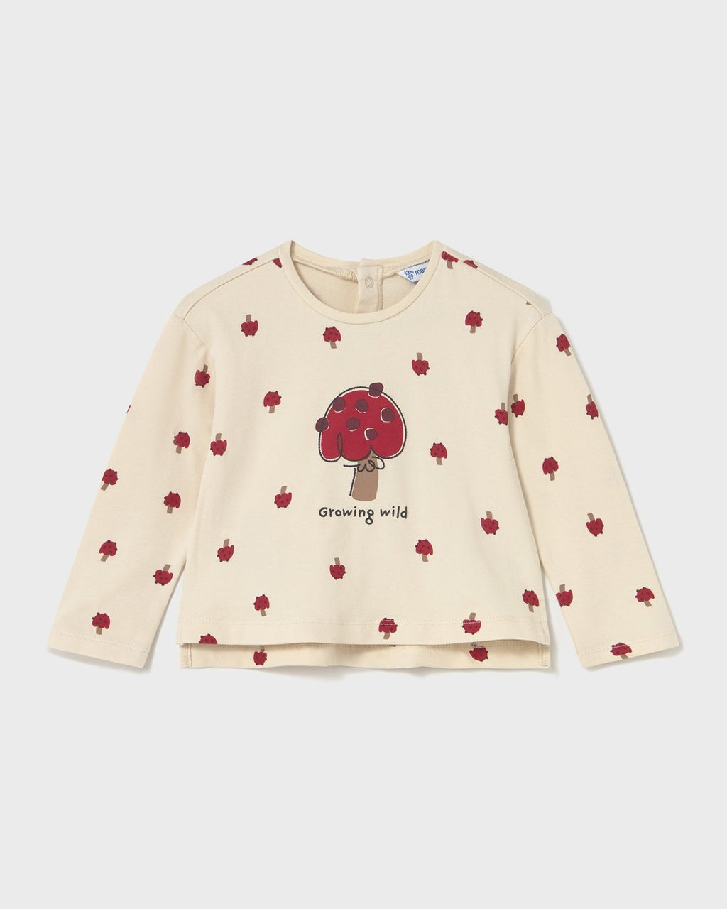 Mayoral Baby Girls Printed Long Sleeve T-Shirt_ 2077 - NorthGirls