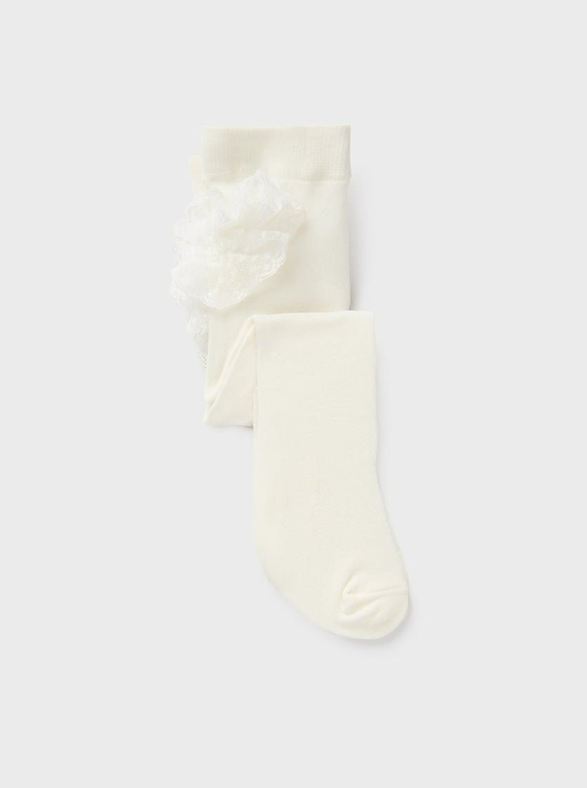 Mayoral Baby Lace Ruffle Tights_ 9702 - 89 - NorthGirls