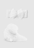 Mayoral Baby Newborn Sock w/ Headband Set_ 9710 - 93 - NorthGirls