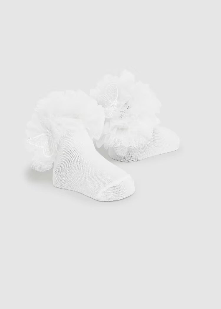 Mayoral Baby Newborn Sock w/ Headband Set_ 9710 - 93 - NorthGirls