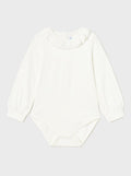 Mayoral Baby Off White Neck Ruffle Bodysuit _125 - 22 - NorthGirls