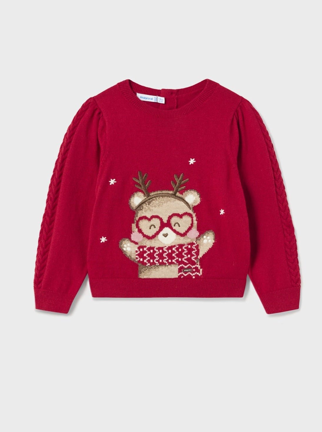 Mayoral Baby Red Teddy Festive Sweater _2312 - 38 - NorthGirls