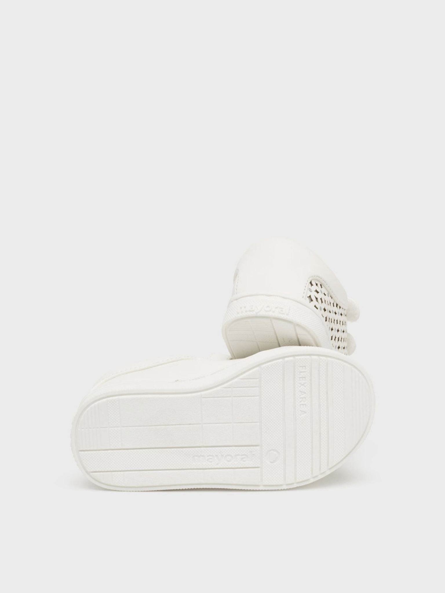 Mayoral Baby Sneakers w/Metallic Accents White_41428 - 050 - NorthGirls